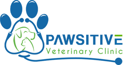pawsitive veterinary clinic logo